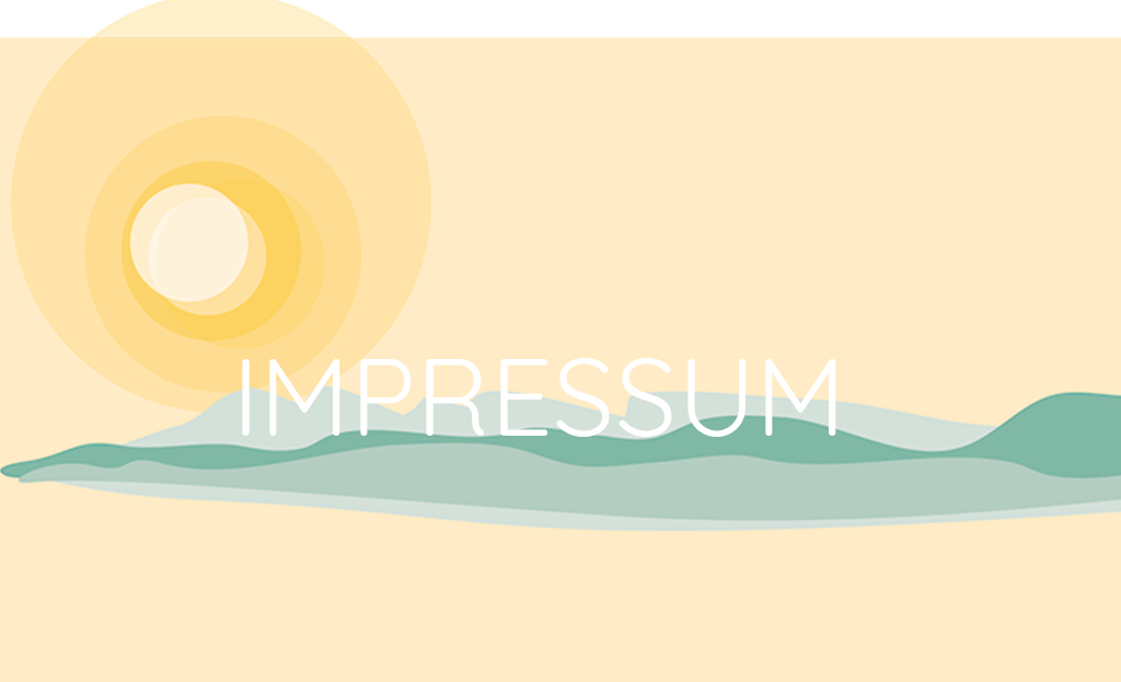 Hintergrund Eisbecher Sonne Berge Impressum